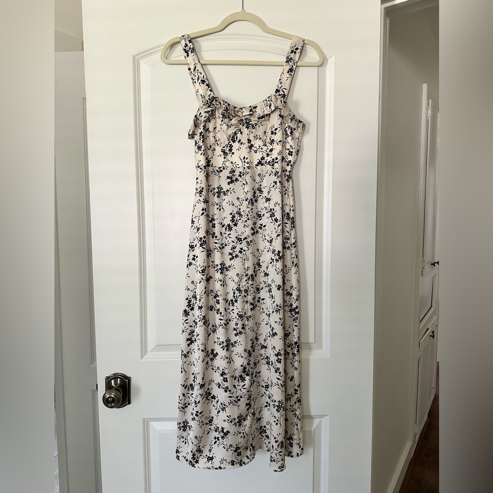 Midi silk dress